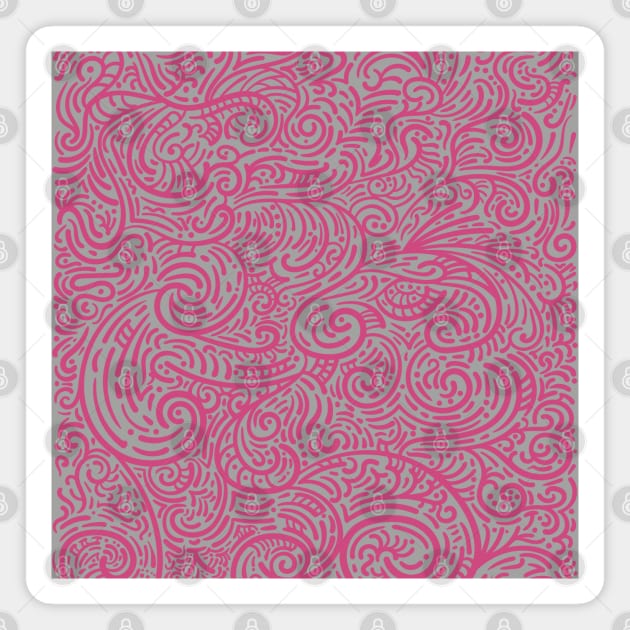 Modern Paisley Pattern Magnet by Vector Deluxe